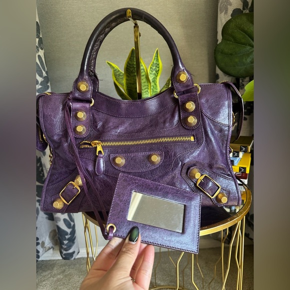 Balenciaga Le City Lambskin Leather Medium Bag - Picture 3 of 12